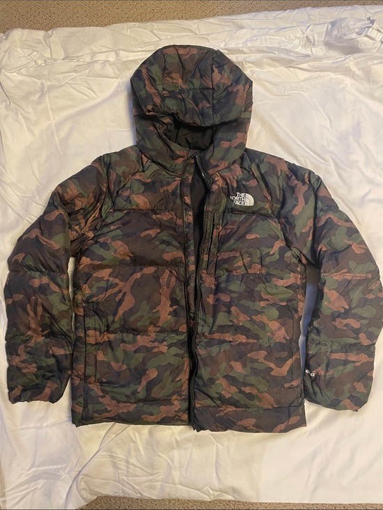 The North Face Other - The North Face Boys Camo Insulated Hooded Jacket